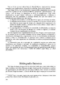 Bibliografía flamenca  / Eugenio Cobo | Biblioteca Virtual Miguel de Cervantes