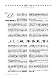 La creación inducida    / por Jesús Campos García  | Biblioteca Virtual Miguel de Cervantes