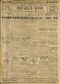 Mercurio. Año I, núm. 246, domingo 13 de febrero de 1921 | Biblioteca Virtual Miguel de Cervantes