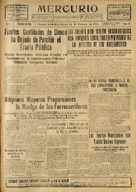 Mercurio. Año I, núm. 255, jueves 24 de febrero de 1921 | Biblioteca Virtual Miguel de Cervantes