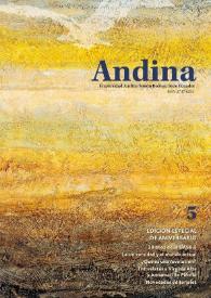 Andina (Quito). Núm. 5, enero 2022 | Biblioteca Virtual Miguel de Cervantes