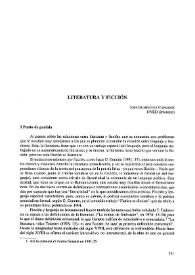 Literatura y ficción  / José Domínguez Caparrós  | Biblioteca Virtual Miguel de Cervantes