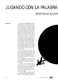 Jugando con la palabra en la tierra de nadie  / Jorge Díaz | Biblioteca Virtual Miguel de Cervantes