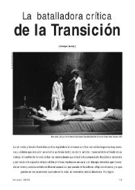 La batalladora crítica de la Transición 

 / Enrique Llovet | Biblioteca Virtual Miguel de Cervantes