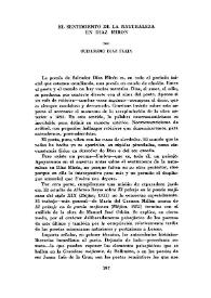 El sentimiento de la naturaleza en Díaz Mirón
 / por Guillermo Díaz-Plaja | Biblioteca Virtual Miguel de Cervantes