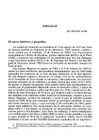 Paraguay / por Manuel Alvar | Biblioteca Virtual Miguel de Cervantes