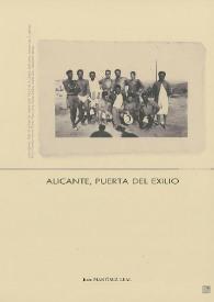 Alicante, puerta del exilio / Juan Martínez Leal | Biblioteca Virtual Miguel de Cervantes