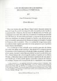 Los mudéjares de los reinos de Castilla y Portugal  / por Ana Echevarría Arsuaga | Biblioteca Virtual Miguel de Cervantes
