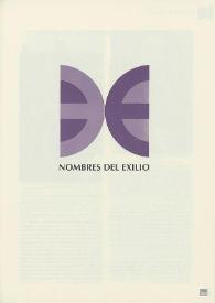 Nombres del exilio alicantino  | Biblioteca Virtual Miguel de Cervantes