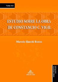 Estudio sobre la obra de Constancio C. Vigil | Biblioteca Virtual Miguel de Cervantes