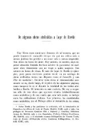 De algunas obras atribuidas a Lope de Rueda / Alberto Blecua | Biblioteca Virtual Miguel de Cervantes