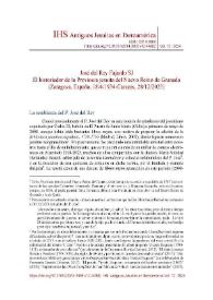 José del Rey Fajardo SJ. El historiador de la Provincia jesuita del Nuevo Reino de Granada (Zaragoza, España, 18/4/1934-Caracas, 28/12/2023) / Antonio Astorgano Abajo | Biblioteca Virtual Miguel de Cervantes