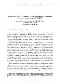 Violencias de onte e de hoxe. A representación das violencias de xénero na prensa do século XIX / María Xesús Lama López e Elena Losada Soler | Biblioteca Virtual Miguel de Cervantes