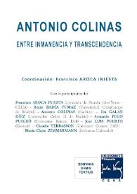 Antonio Colinas entre inmanencia y transcendencia / Coordinación, Francisco Aroca Iniesta | Biblioteca Virtual Miguel de Cervantes