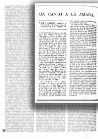 Un canto a la amada / Leopoldo de Luis | Biblioteca Virtual Miguel de Cervantes