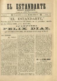 El Estandarte : periódico independiente. Tomo I, núm. 17, mayo 12 de 1902 | Biblioteca Virtual Miguel de Cervantes