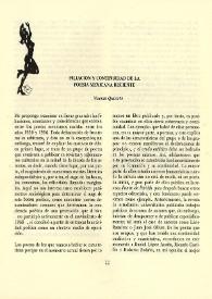 Filiación y continuidad de la poesía mexicana reciente / Vicente Quirarte | Biblioteca Virtual Miguel de Cervantes