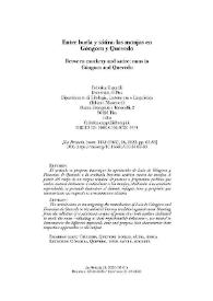 Entre burla y sátira: las monjas en Góngora y Quevedo  / Federica Cappelli
 | Biblioteca Virtual Miguel de Cervantes