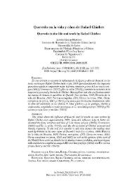 Quevedo en la vida y obra de Rafael Chirbes / Jacobo Llamas Martínez | Biblioteca Virtual Miguel de Cervantes
