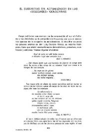 El sustantivo sin actualizador en las "Soledades" gongorinas / Rafael Lapesa | Biblioteca Virtual Miguel de Cervantes