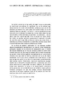 La lírica de Gil Vicente: estructura y estilo / Stephen Reckert | Biblioteca Virtual Miguel de Cervantes