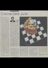 Cocina para Julio / José Carlos Rovira | Biblioteca Virtual Miguel de Cervantes