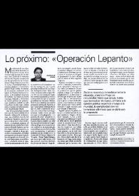 Lo próximo: "Operación Lepanto" / José Carlos Rovira | Biblioteca Virtual Miguel de Cervantes