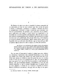 Divagaciones en torno a un centenario  / Jorge Rodríguez Padrón  | Biblioteca Virtual Miguel de Cervantes