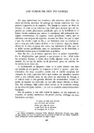 Los versos de don Pío Baroja    / Ildefonso Manuel Gil   | Biblioteca Virtual Miguel de Cervantes