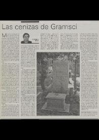 Las cenizas de Gramsci / José Carlos Rovira | Biblioteca Virtual Miguel de Cervantes