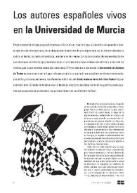 Los autores españoles vivos en la Universidad de Murcia / Mariano de Paco | Biblioteca Virtual Miguel de Cervantes