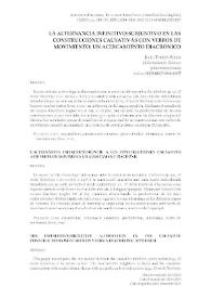 La alternancia infinitivo-subjuntivo en las construcciones causativas con verbos de movimiento: un acercamiento diacrónico / Julio Torres Soler | Biblioteca Virtual Miguel de Cervantes