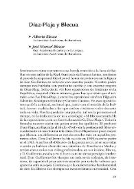 Díaz-Plaja y Blecua / Alberto Blecua y José Manuel Blecua | Biblioteca Virtual Miguel de Cervantes