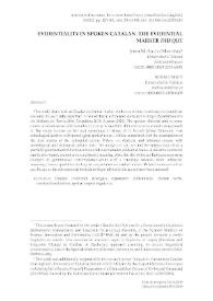 Evidentiality in spoken Catalan. The evidential marker "diu que" / Jordi M. Antolí Martínez | Biblioteca Virtual Miguel de Cervantes