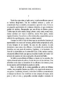 Demonio del mediodía. Capítulo 1 / Alonso Cueto | Biblioteca Virtual Miguel de Cervantes