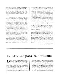 La fibra religiosa de Guillermo / Antonio Blanch | Biblioteca Virtual Miguel de Cervantes