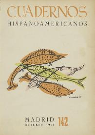 Cuadernos Hispanoamericanos. Núm. 142, octubre 1961 | Biblioteca Virtual Miguel de Cervantes