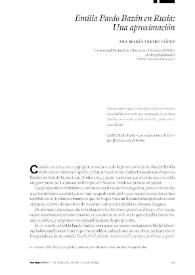 Emilia Pardo Bazán en Rusia: Una aproximación / Ana María Freire  | Biblioteca Virtual Miguel de Cervantes