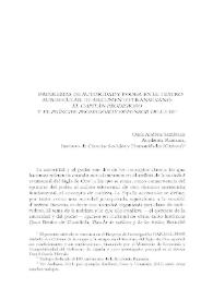 Problemas de autoridad y el poder en el teatro aurisecular de argumento transilvano: "El capitán prodigioso" y "El príncipe prodigioso y defensor de la fe"
  / Oana Andreia Sambrian | Biblioteca Virtual Miguel de Cervantes