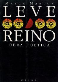 Leve reino : obra poética 1965-1996 / Marco Martos | Biblioteca Virtual Miguel de Cervantes