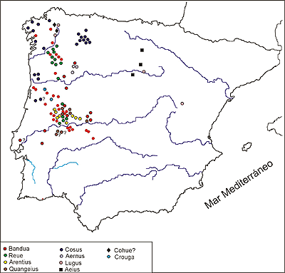 Divinidades ind&iacute;genas masculinas de car&aacute;cter supra-local